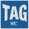 Logo TAG avec bordure grise